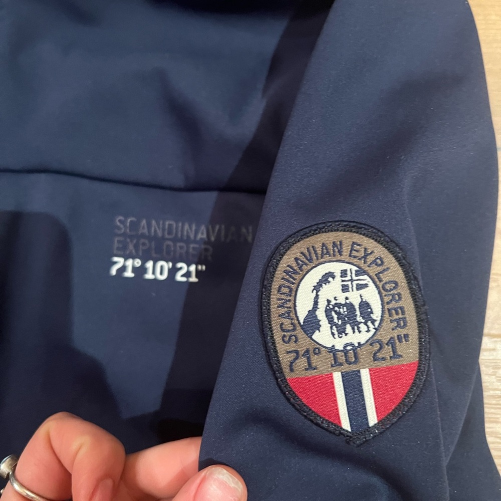 Men's Navy Performance Softshell Jacket - image 2